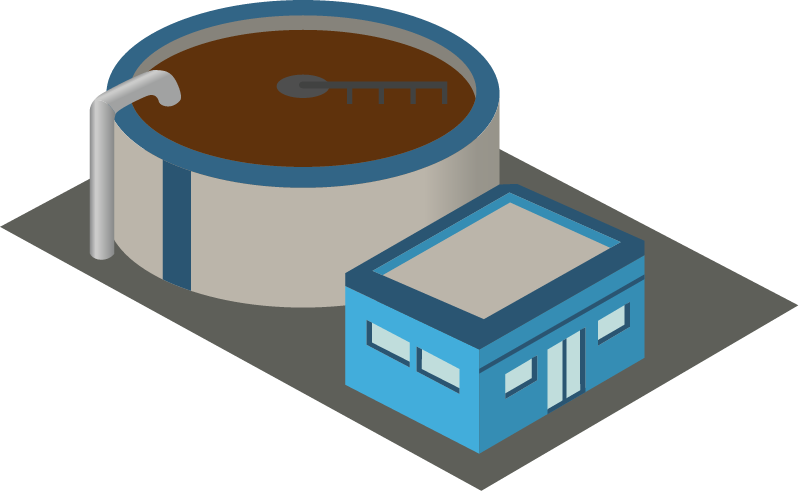 Water Sewage Treatment Plant Primary
