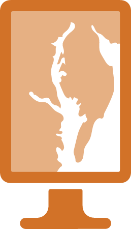 Computer Map Icon