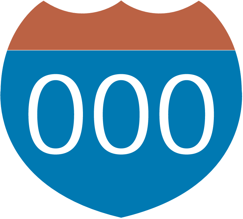 Interstate Highway Sign