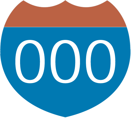 Interstate Highway Sign