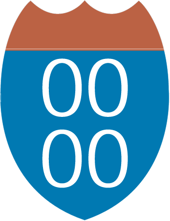Interstate Highway Sign