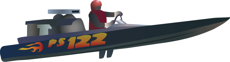 Racing Speedboat