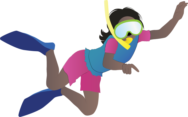 Snorkelling Child