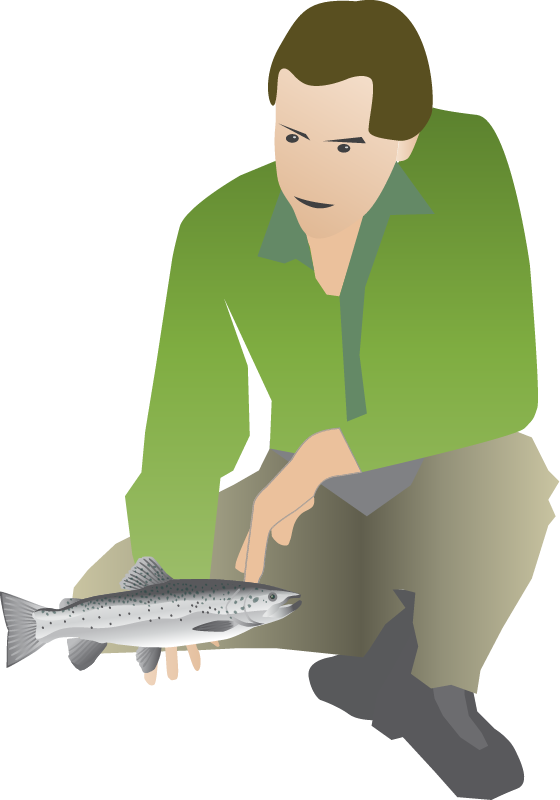 Scientist Studying Fish