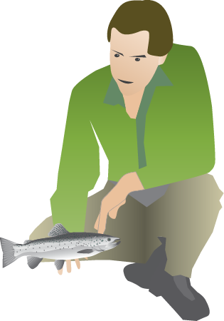 Scientist Studying Fish
