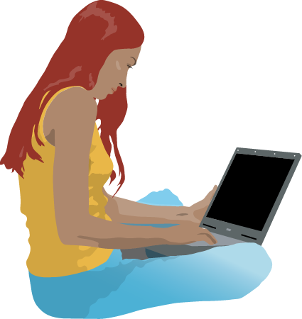 Scientist Using Laptop Computer