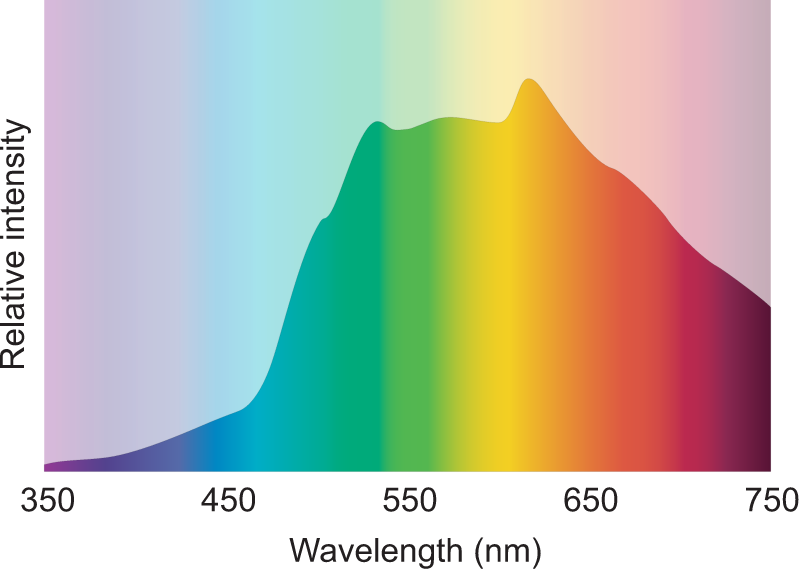 Light Incandescent Spectra