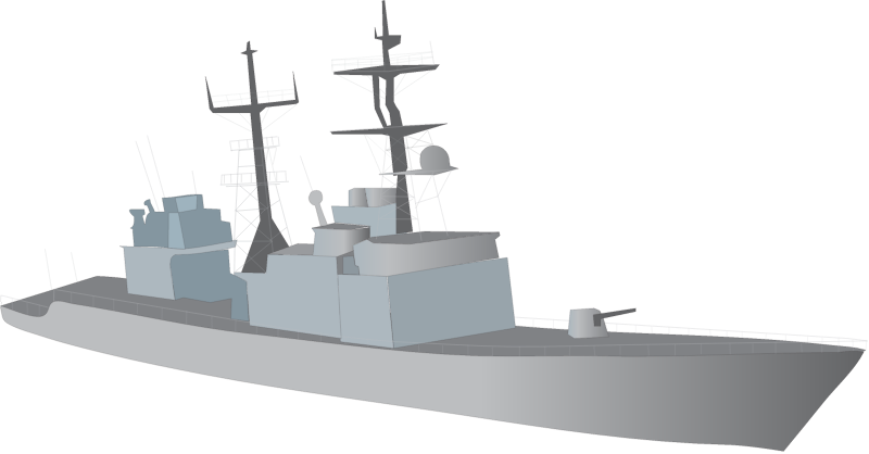 Military Naval Destroyer