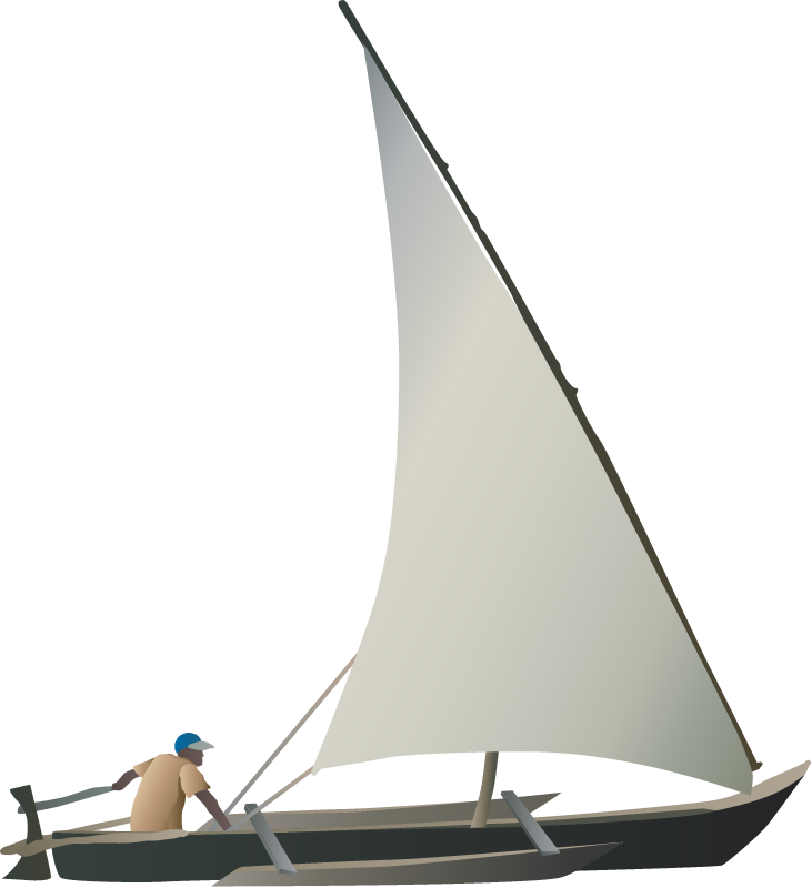 Boat Ngalawa Traditional Swahili Boat