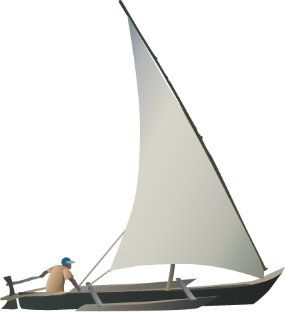Boat Ngalawa Traditional Swahili Boat