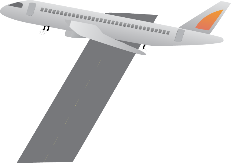 Aviation Airliner and Runway