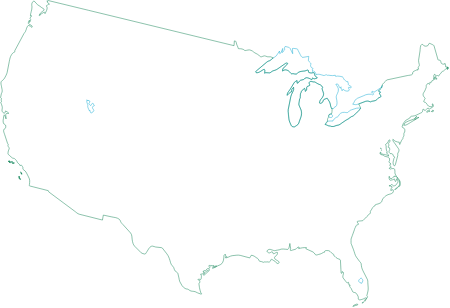 USA Line Map