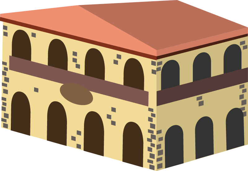 Urban Spanish Style Building
