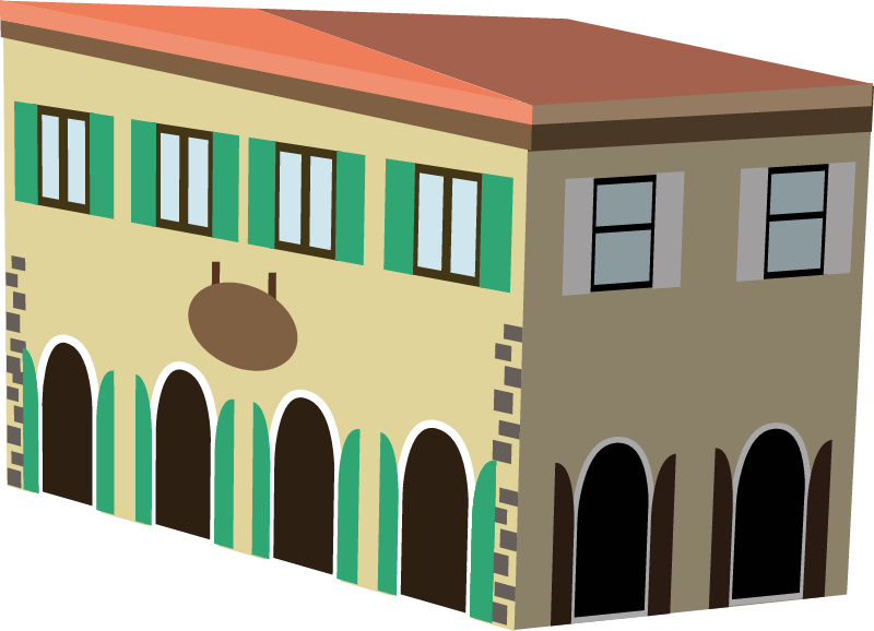 Urban Spanish Style Building