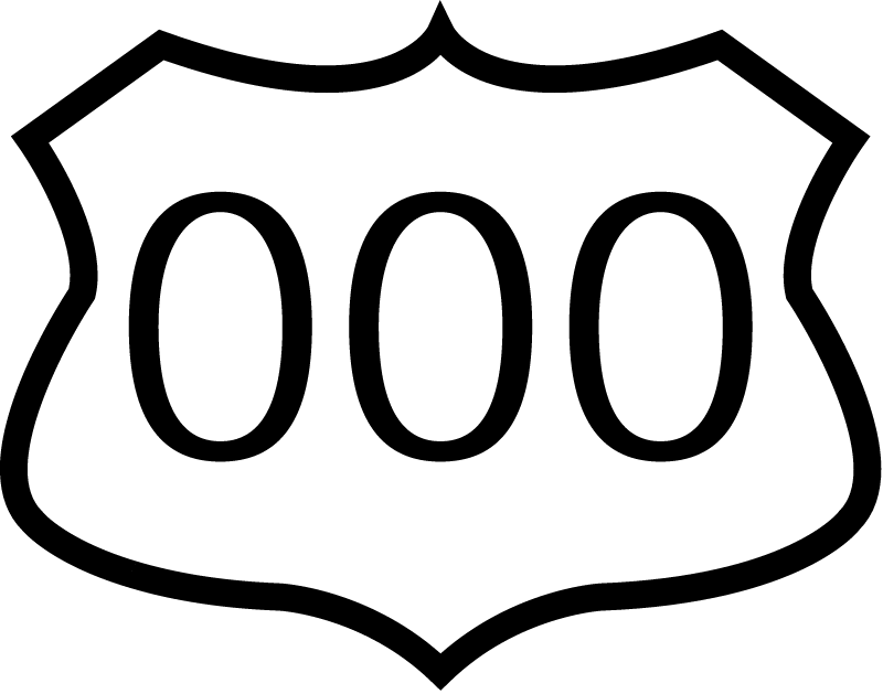 U S Highway Sign