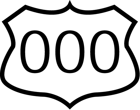 U S Highway Sign