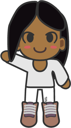 Kawaii female character