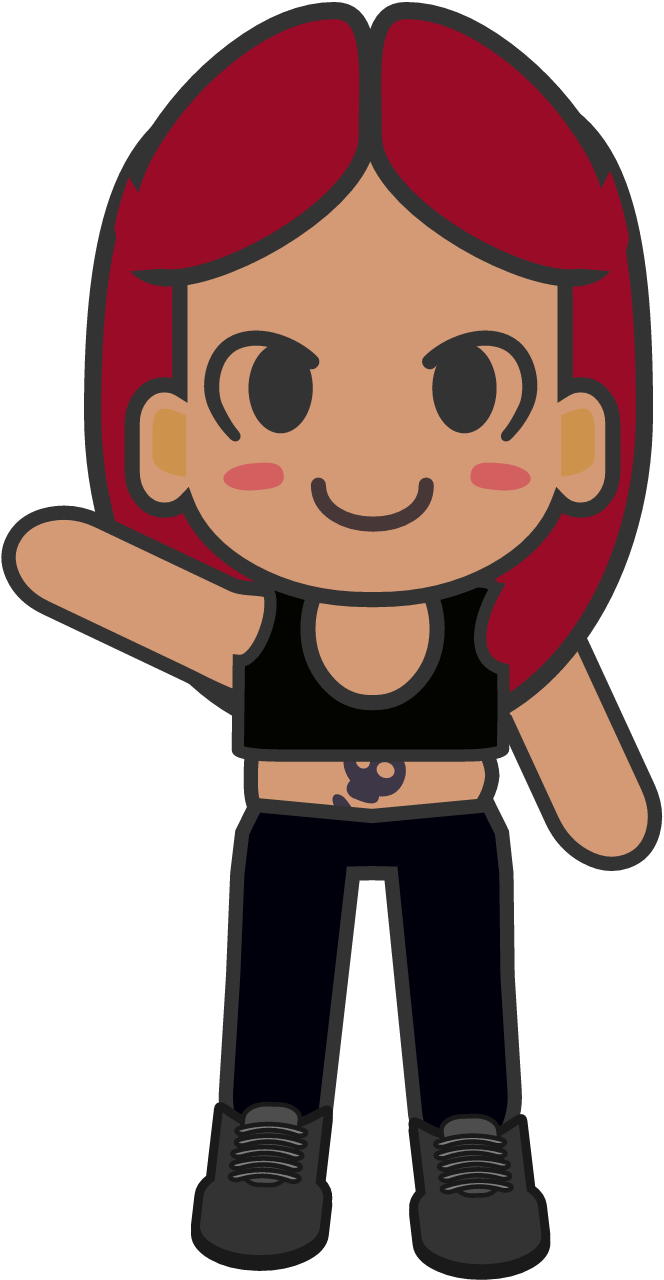 Kawaii female character