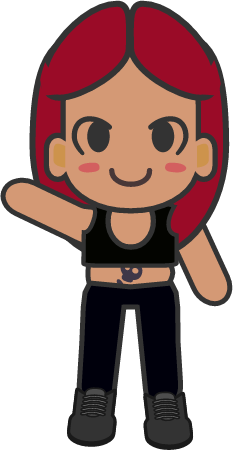 Kawaii female character