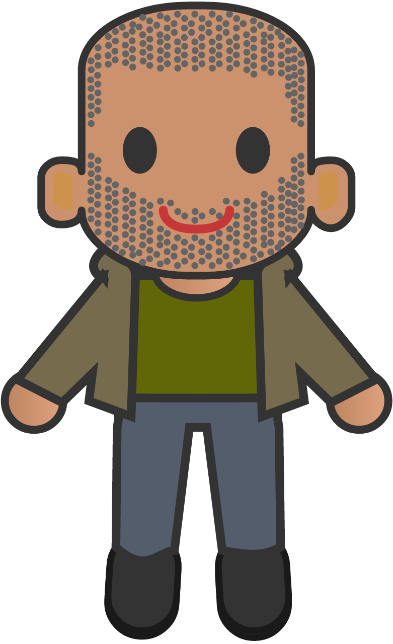 Kawaii male character