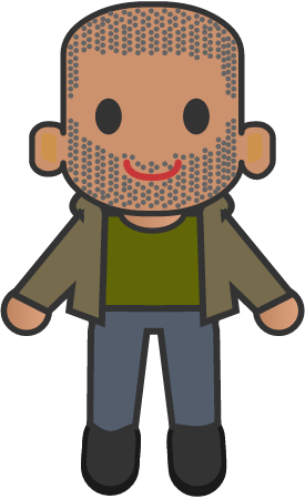 Kawaii male character