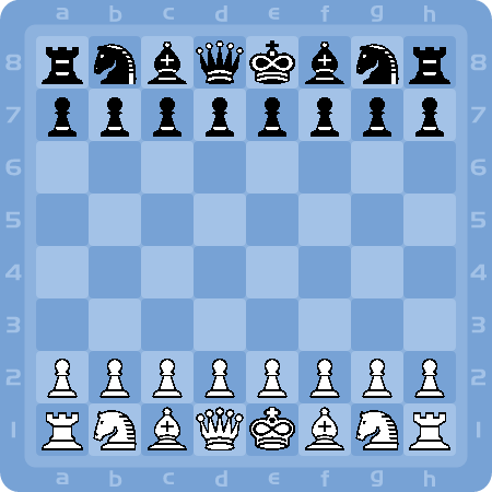 2D Chess (Blue Squares)