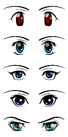 Anime Eyes Pack 2