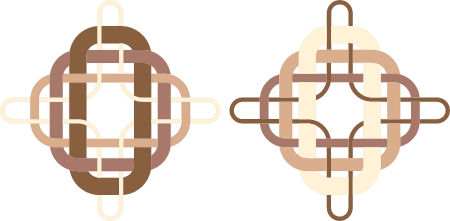 Sturrock #90 Knot Offsets (5–20 Paths Colored)