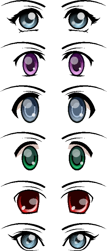 Anime Eyes Pack 3