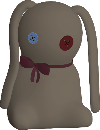 3D Rabbit Doll