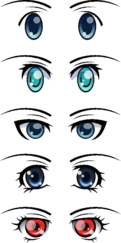 Anime Eyes Pack 1