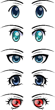 Anime Eyes Pack 1