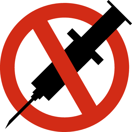 Stop Vaccination Sign