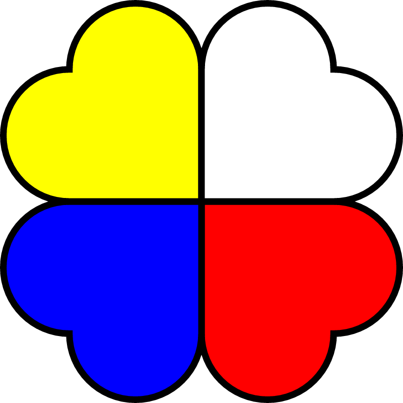 Mondrian Shamrock - Colorful Clover