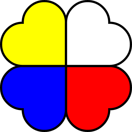 Mondrian Shamrock - Colorful Clover