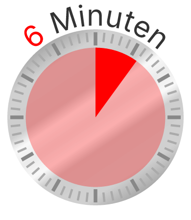 Clock Face - 6 Minutes