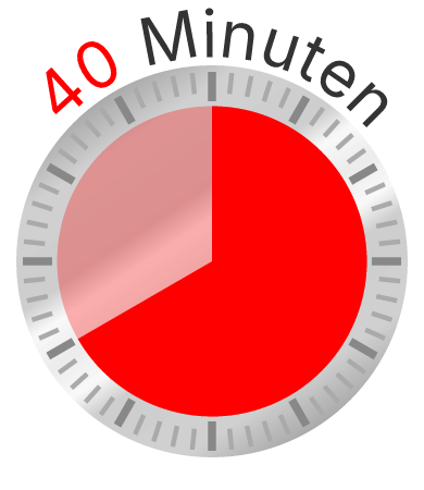 Clock Face - 40 Minutes