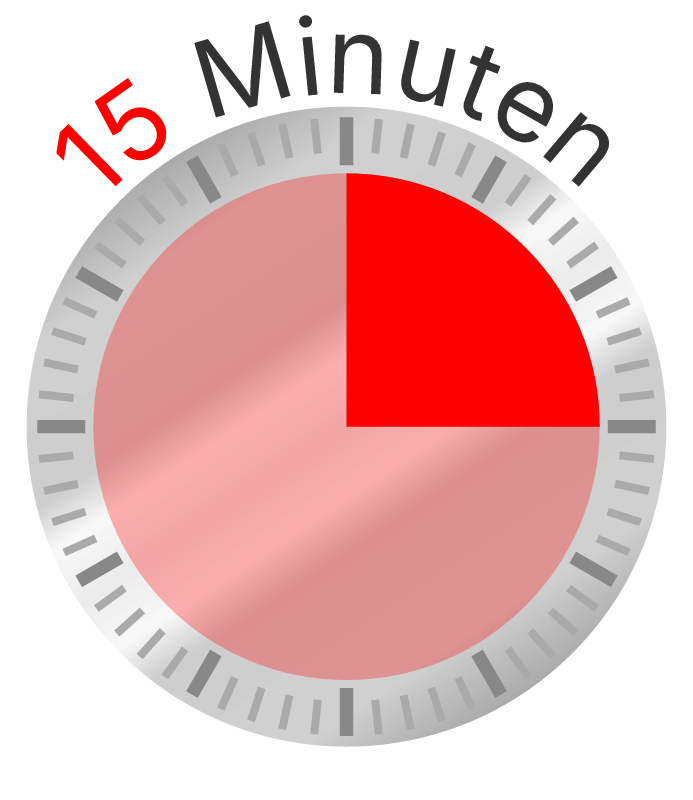 Clock Face - 15 Minutes