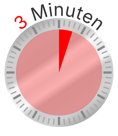 Clock Face - 3 Minutes