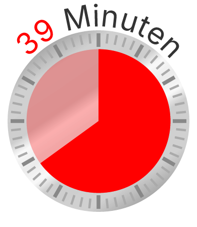 Clock Face - 39 Minutes