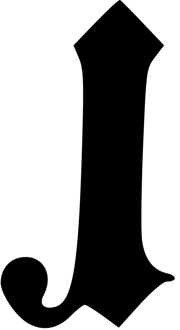 Victorian Clockface Digit: 1