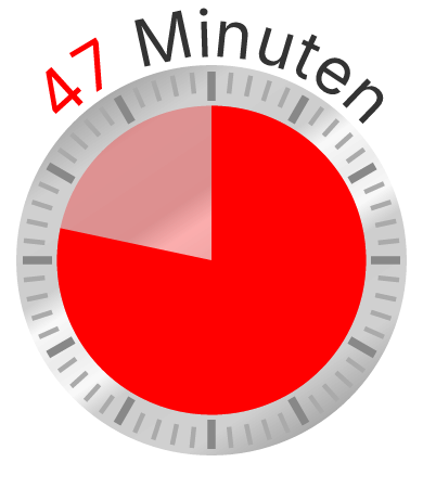 Clock Face - 47 Minutes