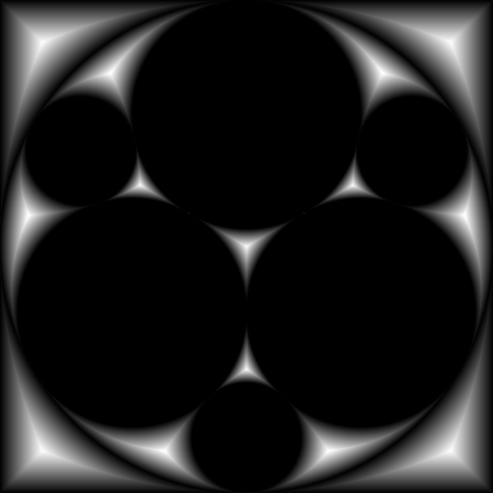Apollonian Circle Gradient Layout