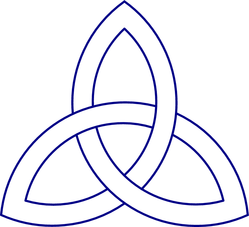 Simple Celtic Knot (Outlined)