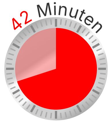 Clock Face - 42 Minutes