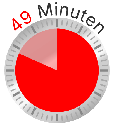 Clock Face - 49 Minutes