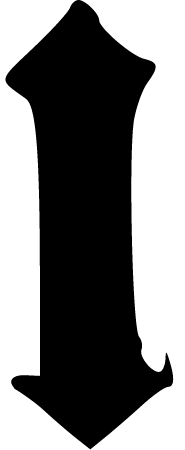 Victorian Clockface Digit: Alt 1 (from 11)