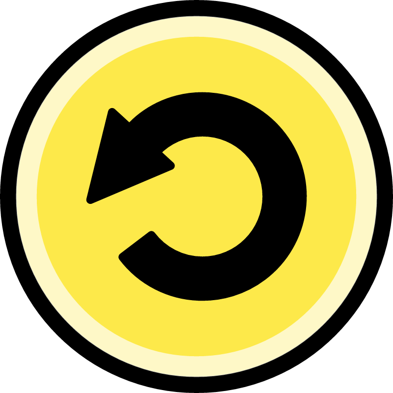 Yellow Undo Button