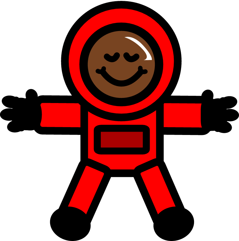 Red Space Suit Astronaut