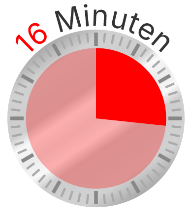 Clock Face - 16 Minutes